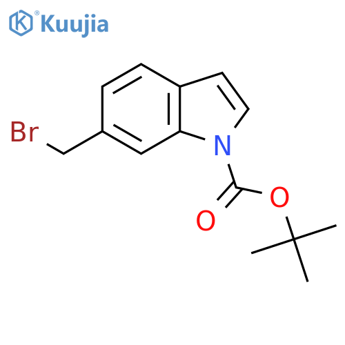 tert-butyl 6-(bromomethyl)-1H-indole-1-carboxylate structure