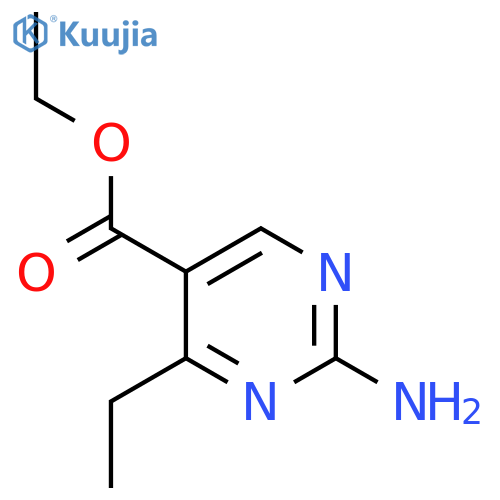 Ethyl 2-amino-4-ethylpyrimidine-5-carboxylate structure
