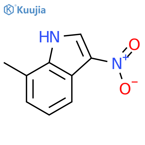 1H-Indole, 7-Methyl-3-nitro- structure