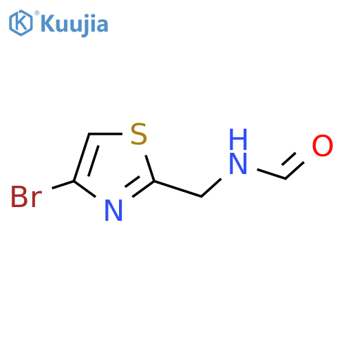 N-[(4-Bromo-2-thiazolyl)methyl]formamide structure