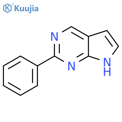 2-Phenyl-7H-pyrrolo[2,3-d]pyrimidine structure