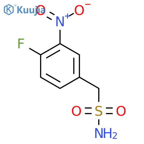 (4-fluoro-3-nitrophenyl)methanesulfonamide structure