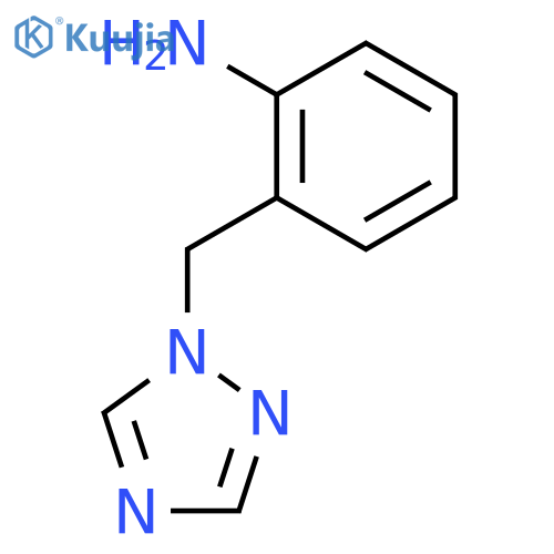 2-(1H-1,2,4-triazol-1-ylmethyl)aniline structure