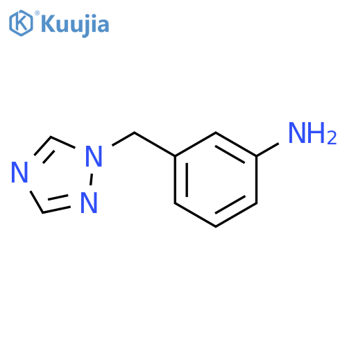 3-(1H-1,2,4-triazol-1-ylmethyl)aniline structure