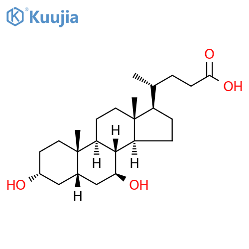 Ursodeoxycholic acid structure