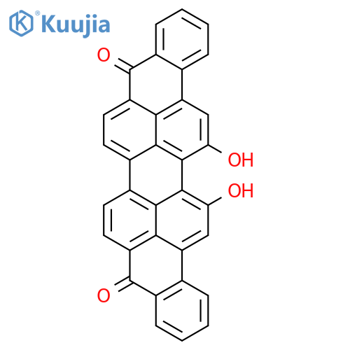 16,17-Dihydroxyanthra[9,1,2-cde]benzo[rst]pentaphene-5,10-dione structure