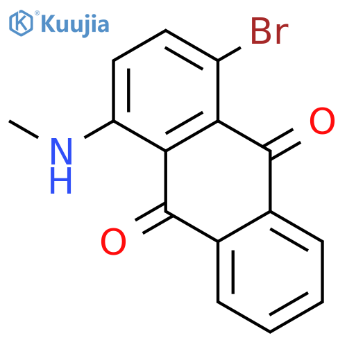 1-Bromo-4-(methylamino)anthracene-9,10-dione structure