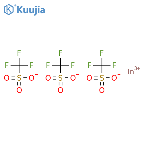 Indium(III) trifluoromethanesulfonate structure