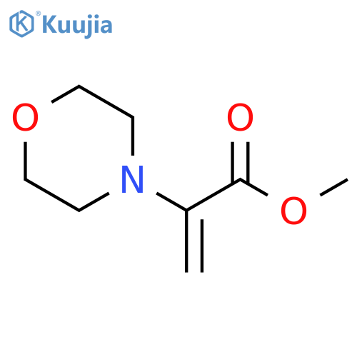 4-Morpholineacetic acid, a-Methylene-, Methyl ester structure