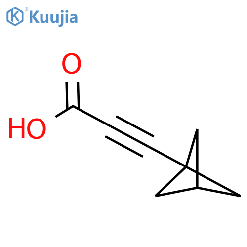 3-{bicyclo[1.1.1]pentan-1-yl}prop-2-ynoic acid structure