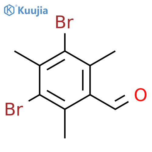 Benzaldehyde, 3,5-dibromo-2,4,6-trimethyl- structure
