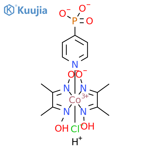 Triethylammonium {chlorobis(dimethylglyoximato)(4-hydrogenphosphonatepyridinyl) cobaltate(III)} structure