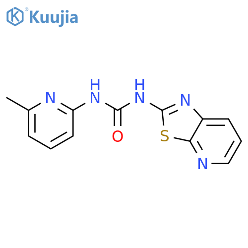 Urea, N-(6-methyl-2-pyridinyl)-N'-thiazolo[5,4-b]pyridin-2-yl- structure