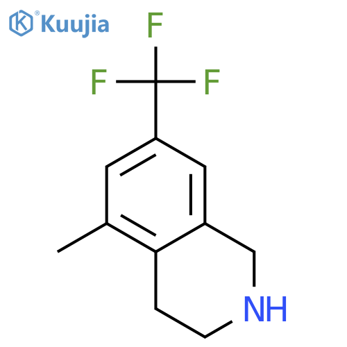 5-Methyl-7-(trifluoromethyl)-1,2,3,4-tetrahydroisoquinoline structure