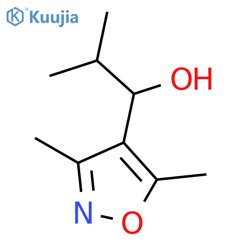 4-Isoxazolemethanol,3,5-dimethyl--alpha--(1-methylethyl)-(9CI) structure