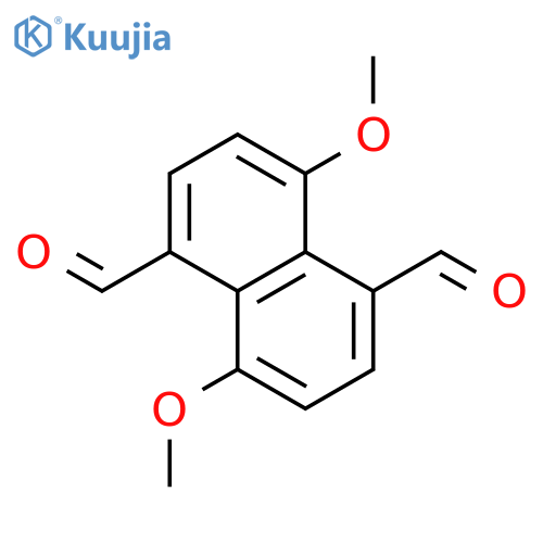 4,8-dimethoxynaphthalene-1,5-dicarbaldehyde structure