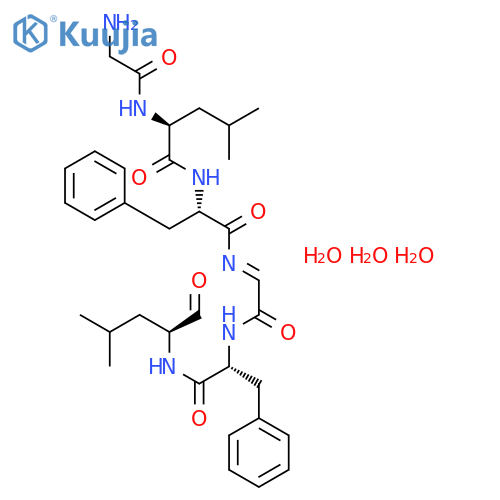 Cyclo(glycyl-L-leucyl-L-phenylalanylglycyl-D-phenylalanyl-L-leucyl),trihydrate (9CI) structure
