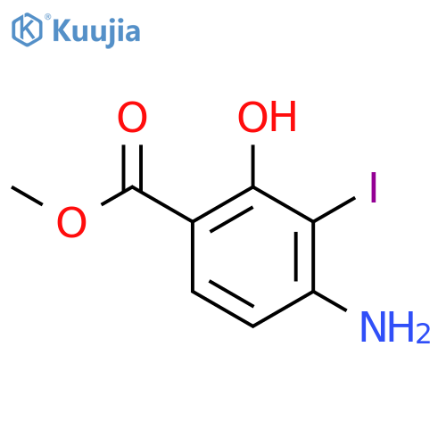 Methyl 4-amino-2-hydroxy-3-iodobenzoate structure