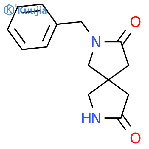 2-Benzyl-2,7-diazaspiro[4.4]nonane-3,8-dione structure