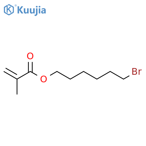 2-Propenoic acid, 2-methyl-, 6-bromohexyl ester structure