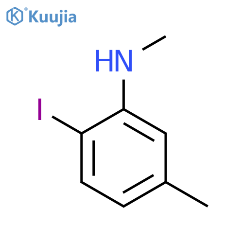 2-iodo-N,5-dimethylaniline structure