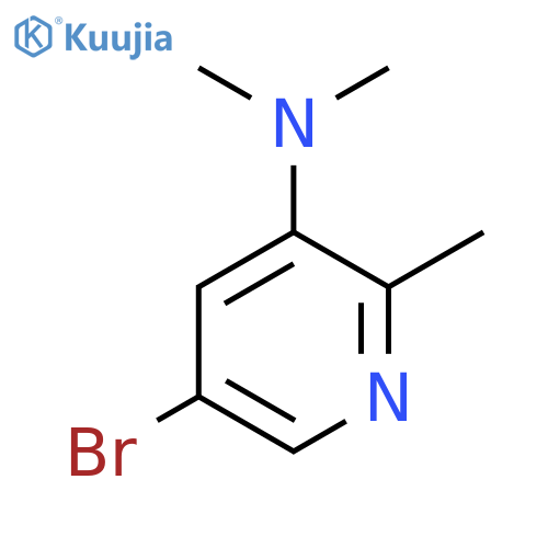 5-Bromo-N,N,2-trimethylpyridin-3-amine structure