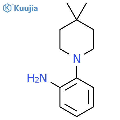 2-(4,4-Dimethyl-1-piperidyl)aniline structure