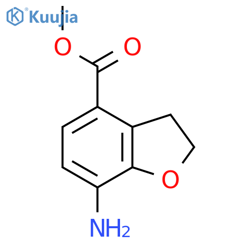 Methyl 7-amino-2,3-dihydrobenzofuran-4-carboxylate structure