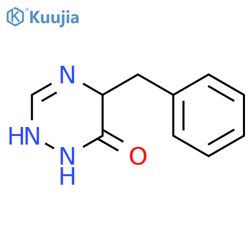 1,2,4-Triazin-6(1H)-one, 2,5-dihydro-5-(phenylmethyl)- structure