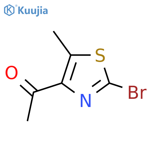 1-(2-Bromo-5-methyl-1,3-thiazol-4-yl)ethan-1-one structure