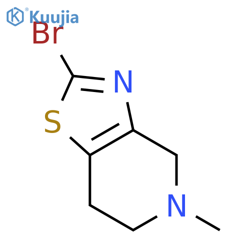 2-Bromo-5-methyl-4,5,6,7-tetrahydrothiazolo4,5-cpyridine structure