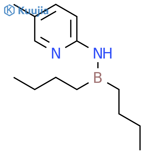 2-Pyridinamine, N-(dibutylboryl)-5-methyl- structure