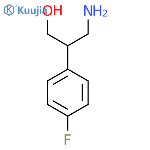 3-amino-2-(4-fluorophenyl)propan-1-ol structure