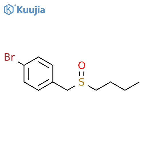 1-Bromo-4-(butylsulfinylmethyl)benzene structure