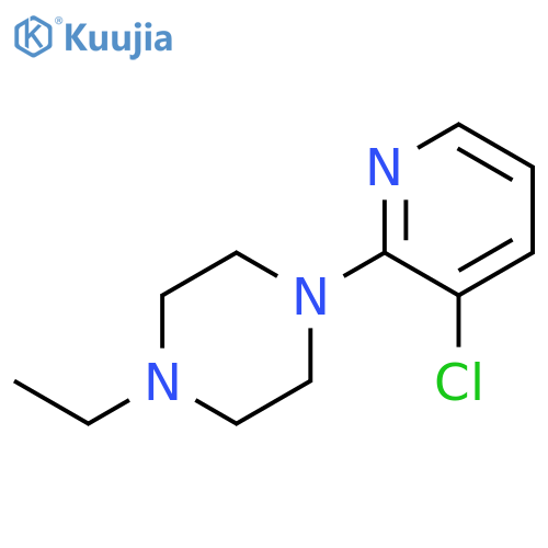 3-Chloro-2-(4-ethylpiperazino)pyridine structure