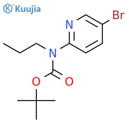 tert-Butyl (5-bromopyridin-2-yl)(propyl)carbamate structure
