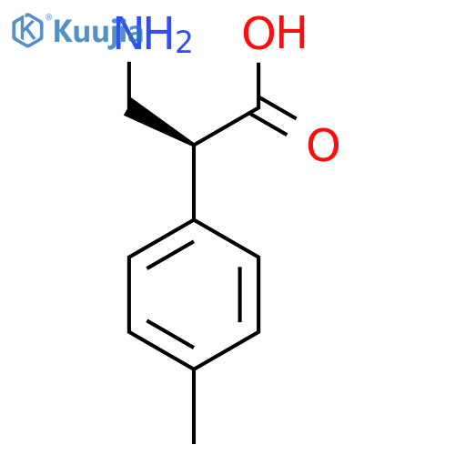 (S)-3-Amino-2-p-tolyl-propionic acid structure