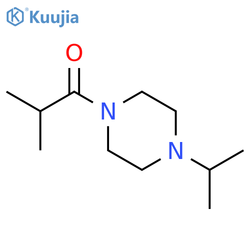2-methyl-1-4-(propan-2-yl)piperazin-1-ylpropan-1-one structure