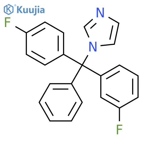 1H-Imidazole, 1-[(3-fluorophenyl)(4-fluorophenyl)phenylmethyl]- structure