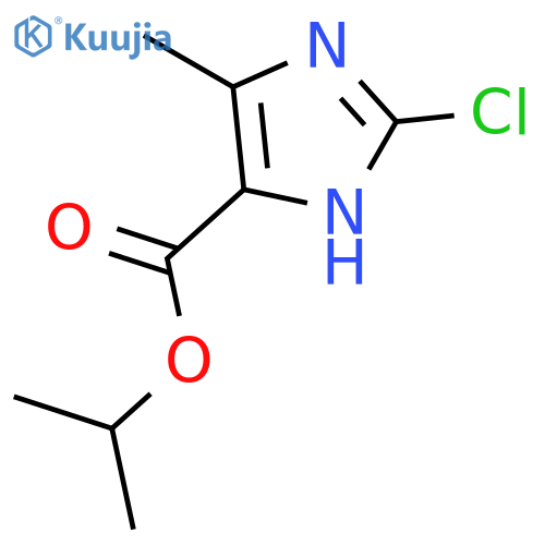 2-chloro-4-methyl-1H-Imidazole-5-carboxylic acid 1-methylethyl ester structure