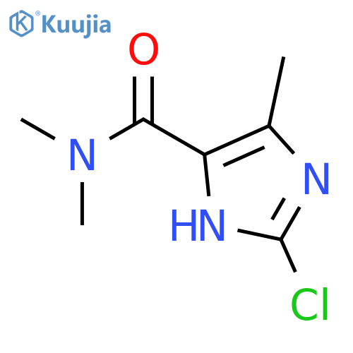 2-chloro-N,N,4-trimethyl-1H-Imidazole-5-carboxamide structure