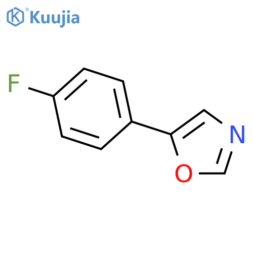 5-(4-Fluorophenyl)-1,3-oxazole structure