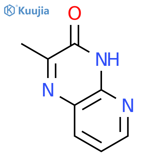2-methyl-3H,4H-pyrido[2,3-b]pyrazin-3-one structure
