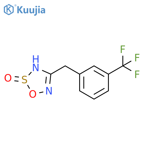 3H-1,2,3,5-Oxathiadiazole, 4-[[3-(trifluoromethyl)phenyl]methyl]-,2-oxide structure