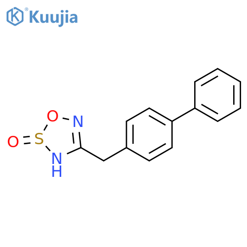3H-1,2,3,5-Oxathiadiazole, 4-([1,1'-biphenyl]-4-ylmethyl)-, 2-oxide structure