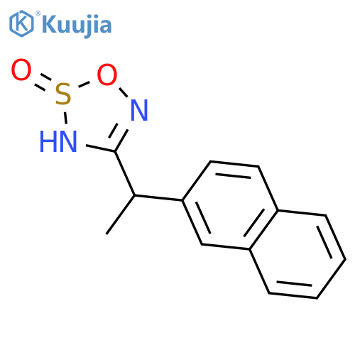 3H-1,2,3,5-Oxathiadiazole, 4-[1-(2-naphthalenyl)ethyl]-, 2-oxide structure