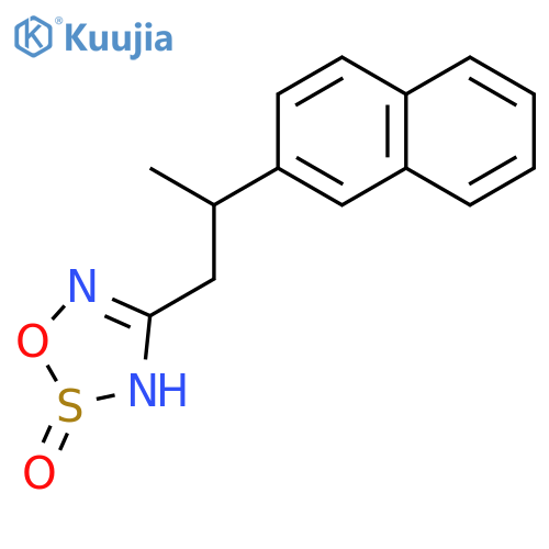 3H-1,2,3,5-Oxathiadiazole, 4-[2-(2-naphthalenyl)propyl]-, 2-oxide structure