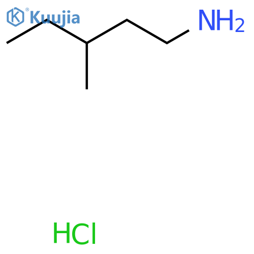 3-Methylpentan-1-amine hydrochloride structure