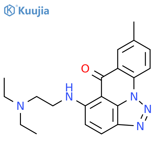 6H-[1,2,3]Triazolo[4,5,1-de]acridin-6-one,5-[[2-(diethylamino)ethyl]amino]-8-methyl- structure