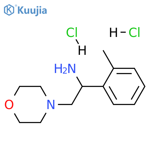 1-(2-methylphenyl)-2-(morpholin-4-yl)ethan-1-amine dihydrochloride structure